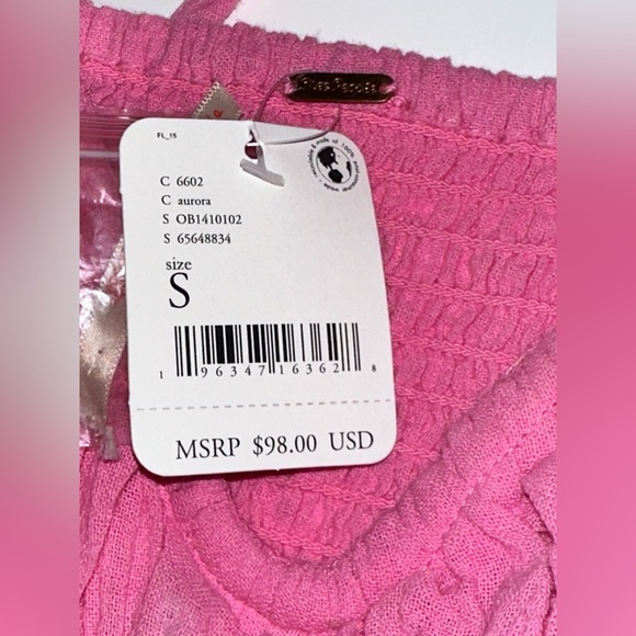 Flash SALE 🚨 FREE PEOPLE WOMENS CHLOE TOP IN AURORA SMALL NWT - Picture 5 of 8